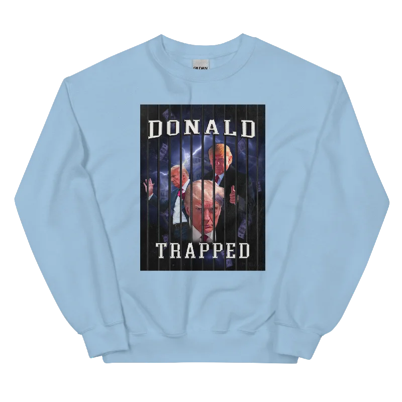 Donald Trapped Unisex Sweatshirt Hoodie with Pastel Soft Subtle