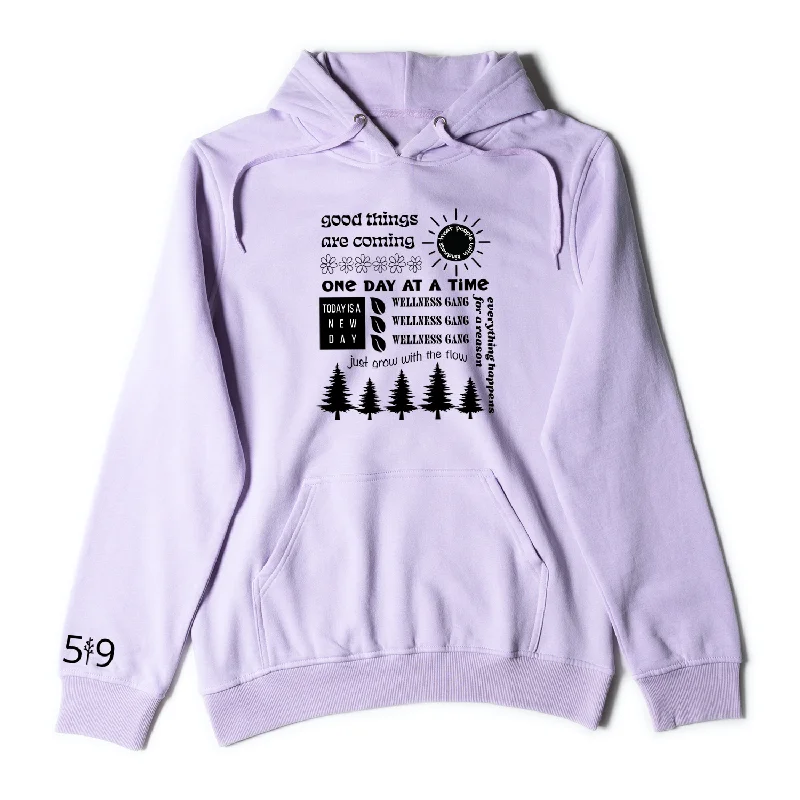WELLNESS HOODIE (UNISEX) Hoodie with Full-Zip Functional Layering