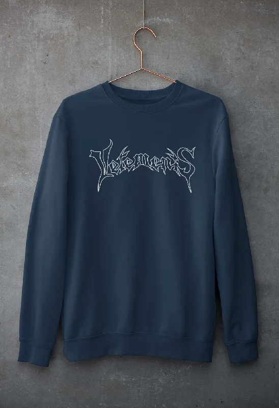 Vetements Unisex Sweatshirt for Men/Women Hoodie with Metallic Shiny Futuristic