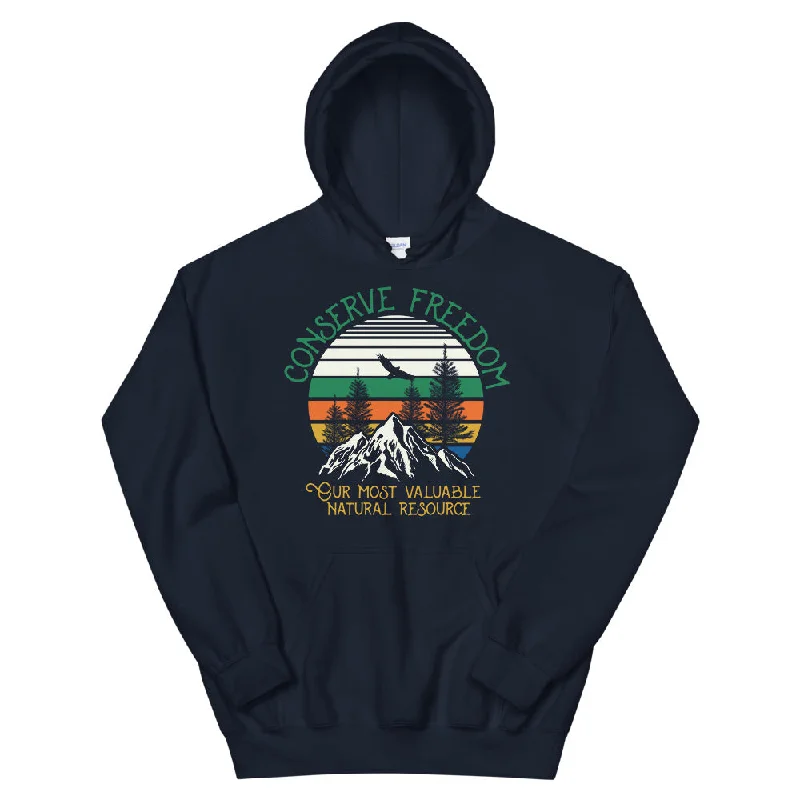 Conserve Freedom Unisex Hoodie Hoodie Jacket Zipper Layering