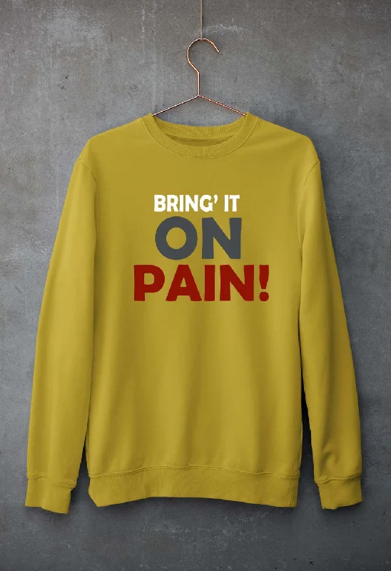 Gym Pain Unisex Sweatshirt for Men/Women Hoodie with Gradient Ombre Colorful