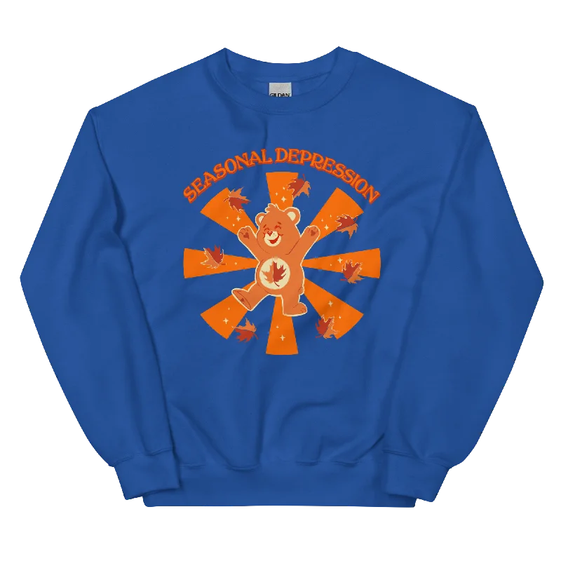 Seasonal Depression Unisex Sweatshirt Hoodie with Set-In Sleeves Structured Classic