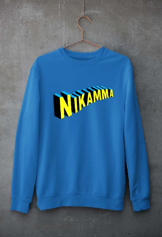 Nikamma Unisex Sweatshirt for Men/Women Hoodie with Gradient Ombre Colorful