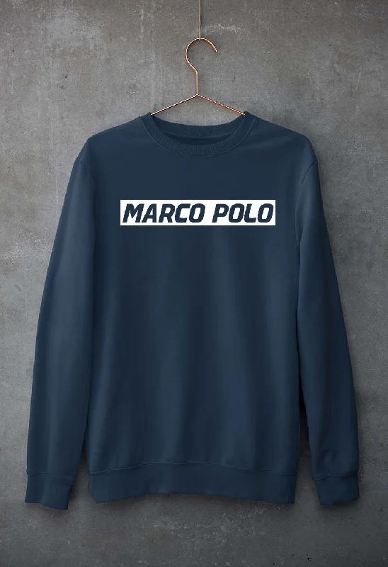 Marco Polo Unisex Sweatshirt for Men/Women Hoodie with Patch Decorative Personalized