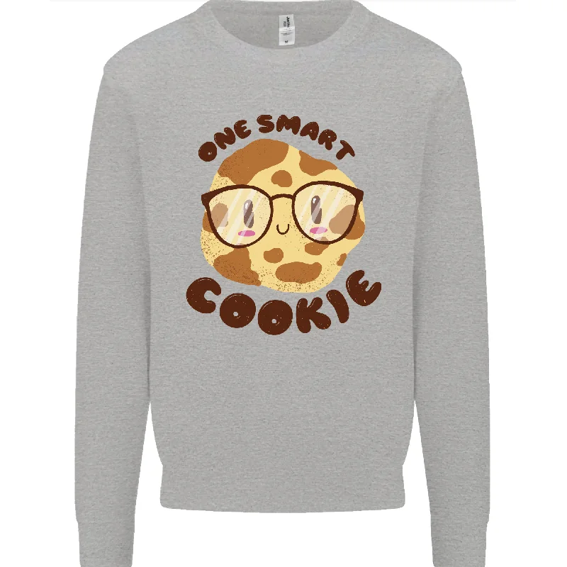 A Smart Cookie Funny Food Nerd Geek Maths Mens Sweatshirt Jumper Hoodie with Hood Adjustable Protection