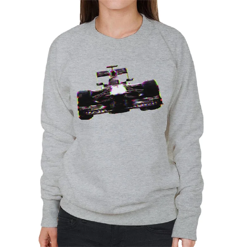 Motorsport Images Red Bull RB7 Sebastian Vettel Women's Sweatshirt Hoodie with Fur Luxurious Winter