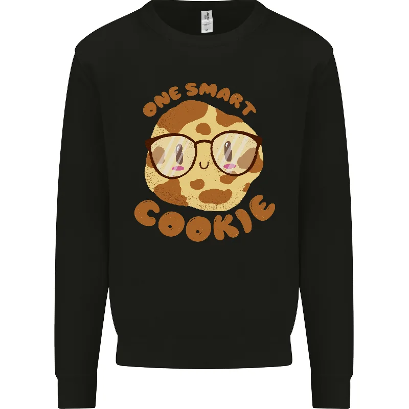 A Smart Cookie Funny Food Nerd Geek Science Mens Sweatshirt Jumper Hoodie with Lace Feminine Delicate