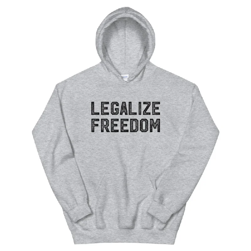 Legalize Freedom Unisex Hoodie Hoodie with Fur Luxurious Winter