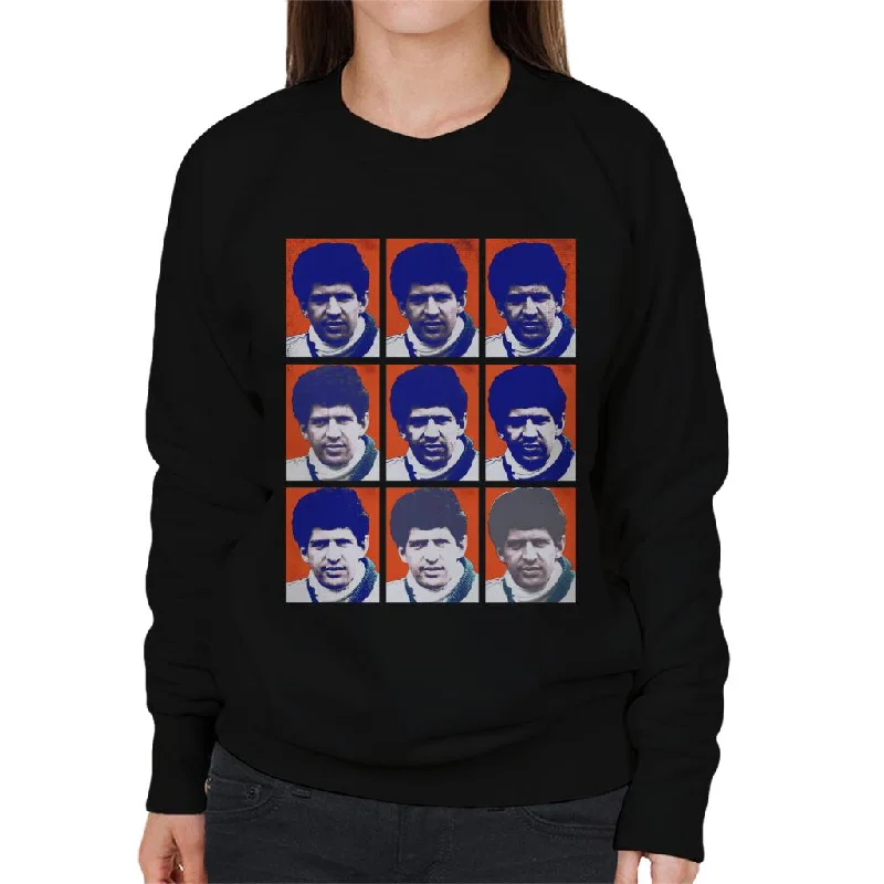 Motorsport Images Jody Scheckter 1979 Pop Art Women's Sweatshirt Graphic Hoodie Design Print