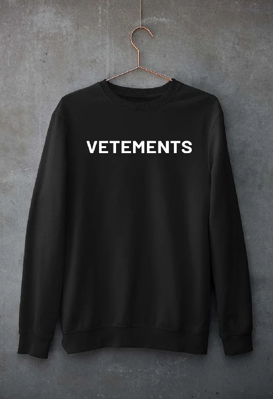 Vetements Unisex Sweatshirt for Men/Women Hoodie with Mesh Breathable Sporty