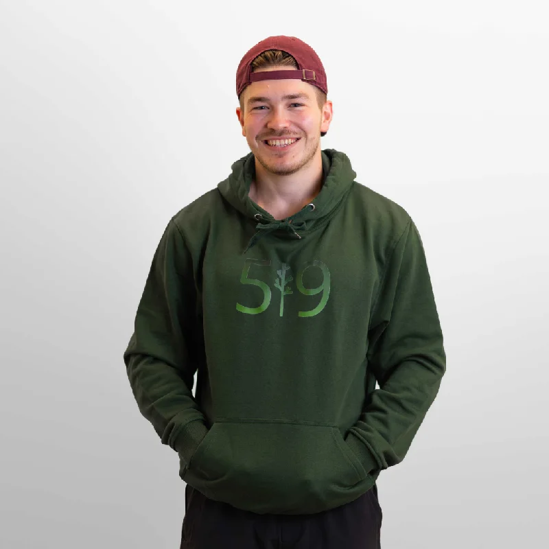 CLASSIC GRADIENT HOODIE (UNISEX) Hoodie with Distressed Vintage Worn