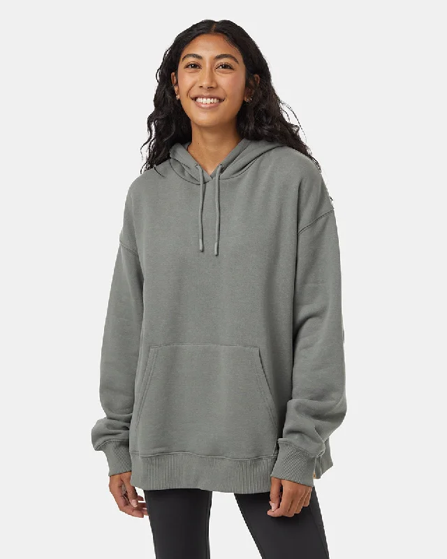 TreeFleece Oversized Hoodie Hoodie with Hem Lace Feminine Delicate