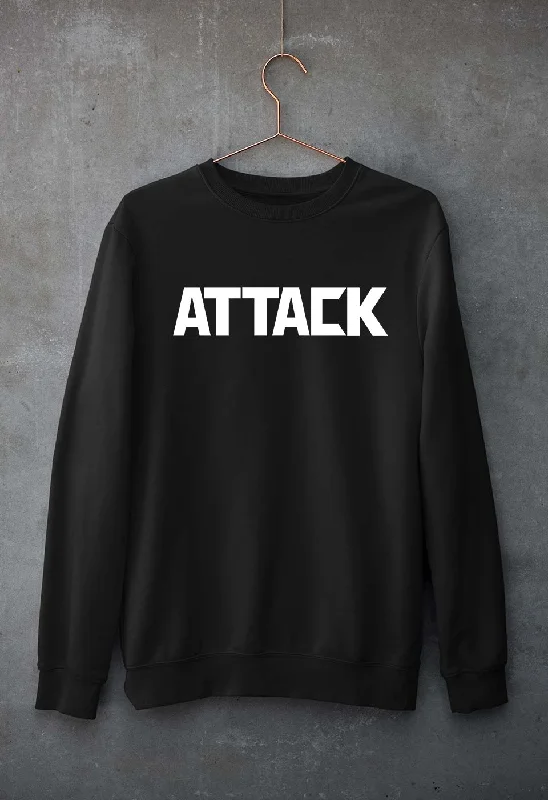 Attack Unisex Sweatshirt for Men/Women Hoodie with Pastel Soft Subtle