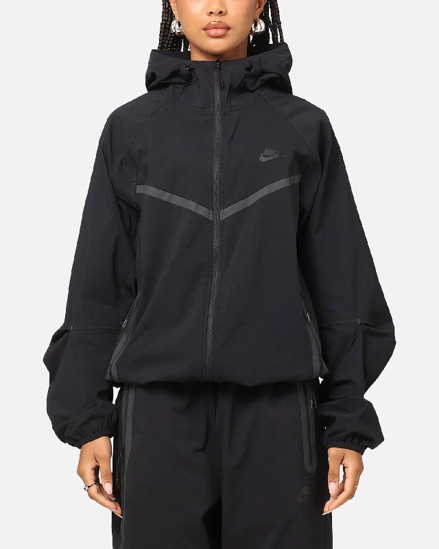 Nike Tech Woven Full Zip Jacket Back/Black/Black Corduroy Jacket Velvet Jacket Brocade Jacket