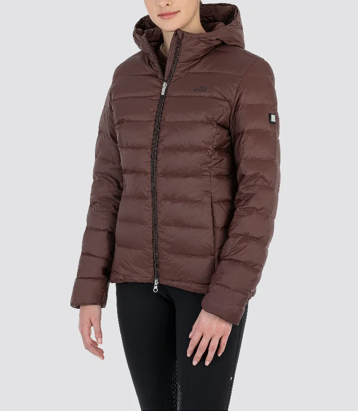 Equiline Cadic Womens Down jacket Faux Fur Jacket Real Fur Jacket Shearling Jacket
