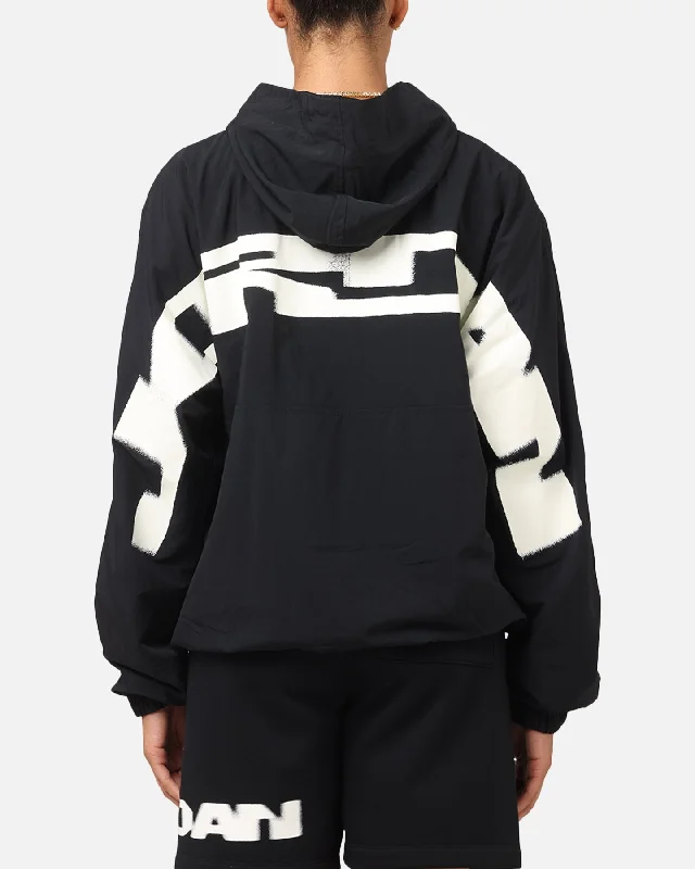 Jordan Jumpman MVP Jacket Black/Sail Print Jacket Jacquard Jacket Patchwork Jacket