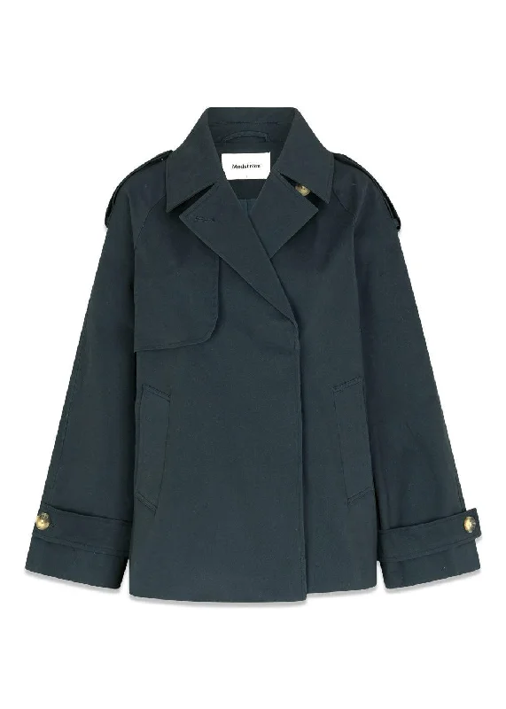 Clara jacket - Midnight Blue Fitted Jacket Loose Jacket Oversized Jacket