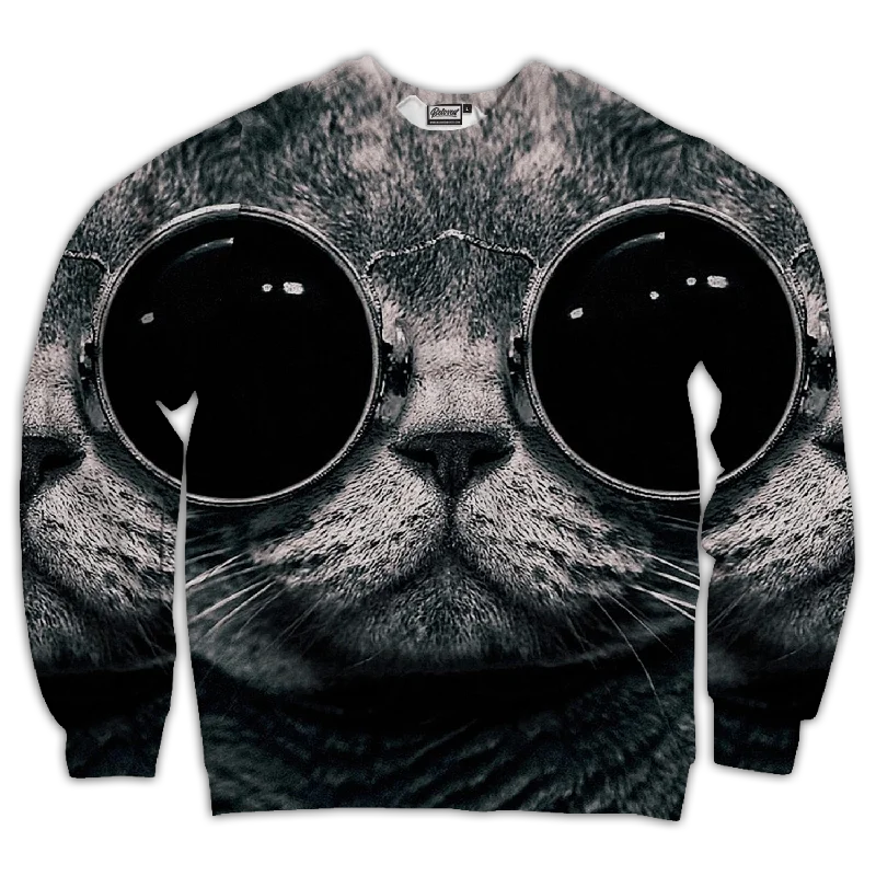 Cool Cat Unisex Sweatshirt Graphic Hoodie Design Print