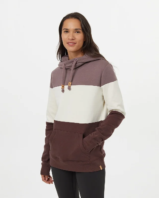 TreeFleece Blocked Banshee Hoodie Hoodie with Drawstring Waist Adjustable Fitted