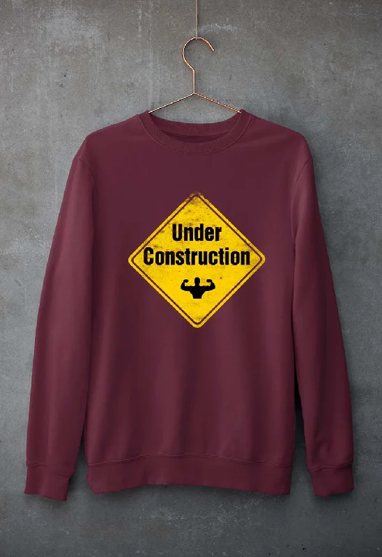Gym Unisex Sweatshirt for Men/Women Cotton Hoodie Fleece Lining Warmth