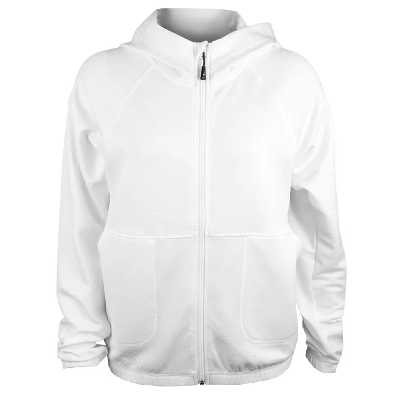 Lija Women's Paige Jacket - White Fitted Jacket Loose Jacket Oversized Jacket