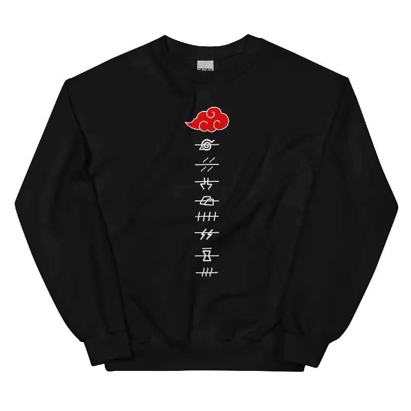 Anti Village Unisex Sweatshirt Hoodie with Rolled Sleeves Casual Relaxed
