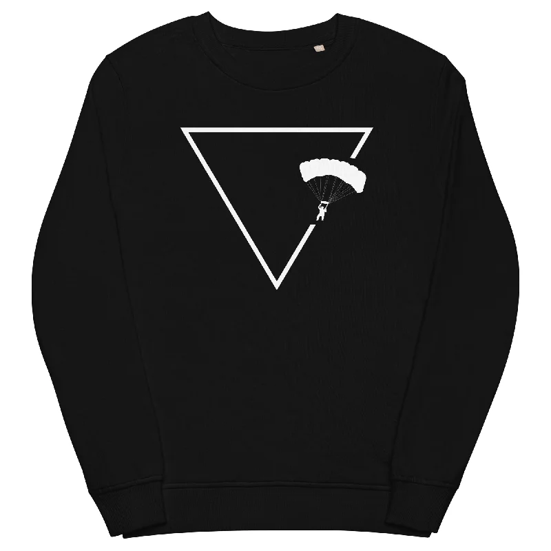 Dreieck 1 und Paragleiten - Unisex Premium Organic Sweatshirt Hoodie with Drop Shoulder Relaxed Streetwear