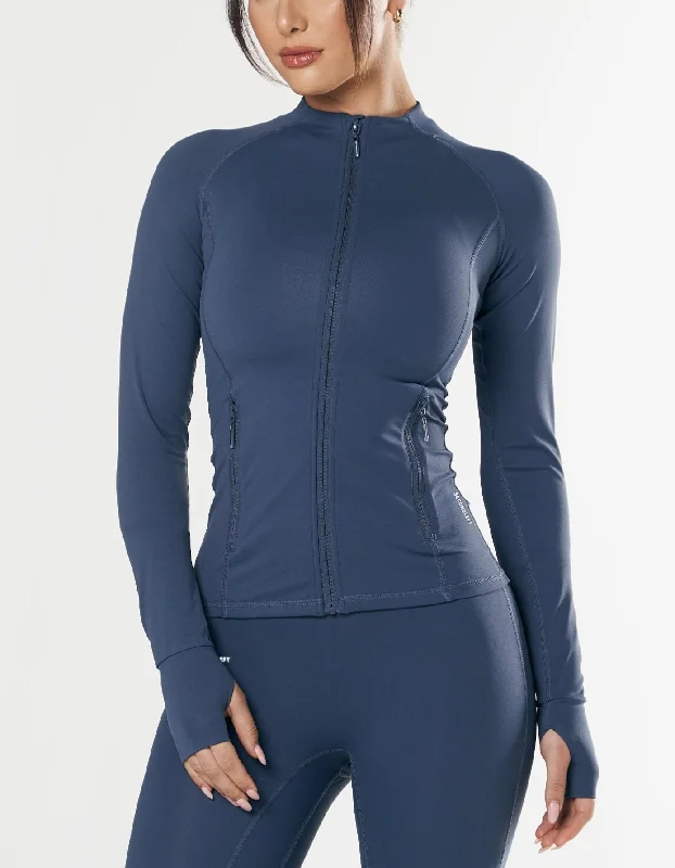 Sport Jacket NANDEX™ - Navy Knit Fabric Woven Fabric Fleece Fabric