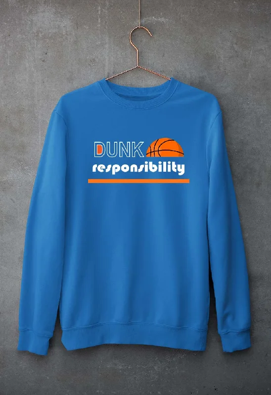 NBA Basketball Unisex Sweatshirt for Men/Women Hoodie with Tied Waist Feminine Flattering