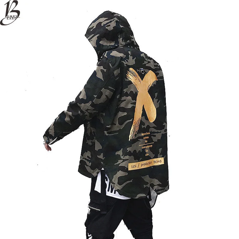 X Coat Camo Jacket Red Yellow Headwear Hoody Windbreakers Hip Hop Jackets Coat For Men Women US Size S-XL Nylon Fabric Polyester Fabric Spandex Fabric