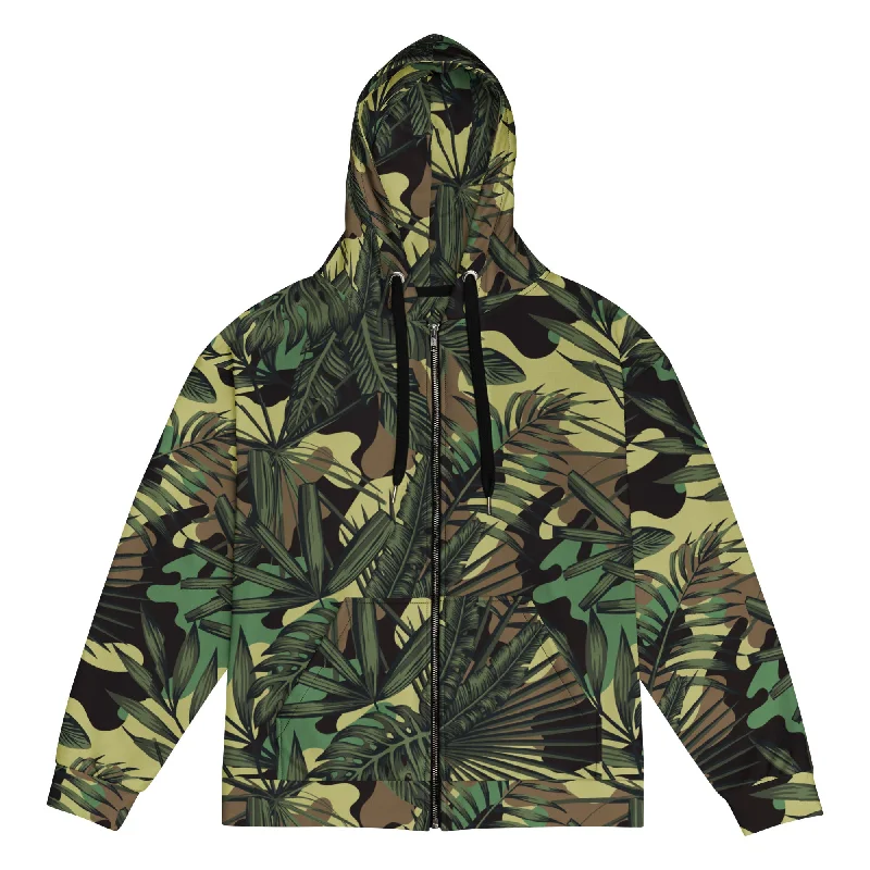 Tropicamo Liberty Maniacs Zip Hoodie Hoodie with Exposed Zipper Edgy Industrial