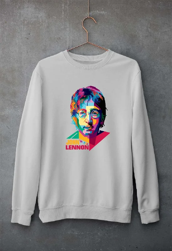 John Lennon Unisex Sweatshirt for Men/Women Hoodie with Typography Text Message