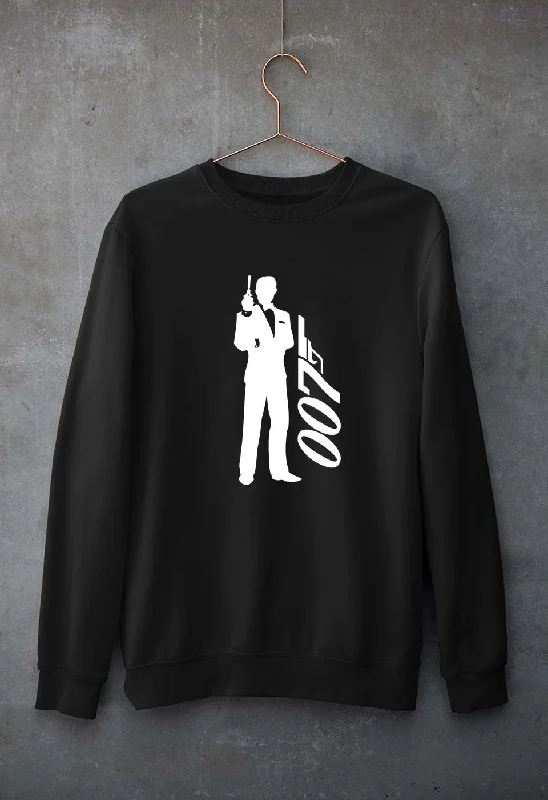 James Bond (007) Unisex Sweatshirt for Men/Women Hoodie with Elastic Waist Stretchable Comfortable