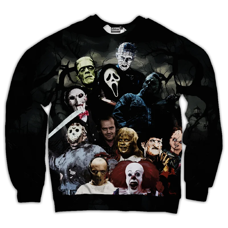 Halloween Gang Unisex Sweatshirt Hoodie Jacket Zipper Layering