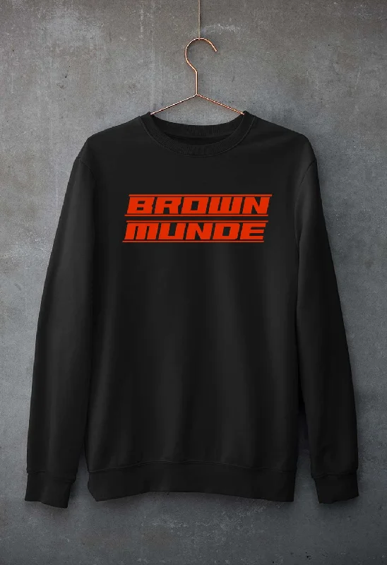 AP Dhillon Brown Munde Unisex Sweatshirt for Men/Women Hoodie with Pocket Utility Practical