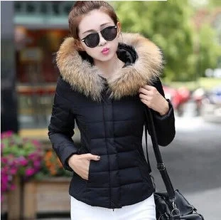 Thick Women cotton Coat with Hood Winter Hooded Down Jacket cold weather warm outwear coat fashion warm Overcoat For Women Coat Hooded Jacket Caped Jacket Shawl Collar Jacket