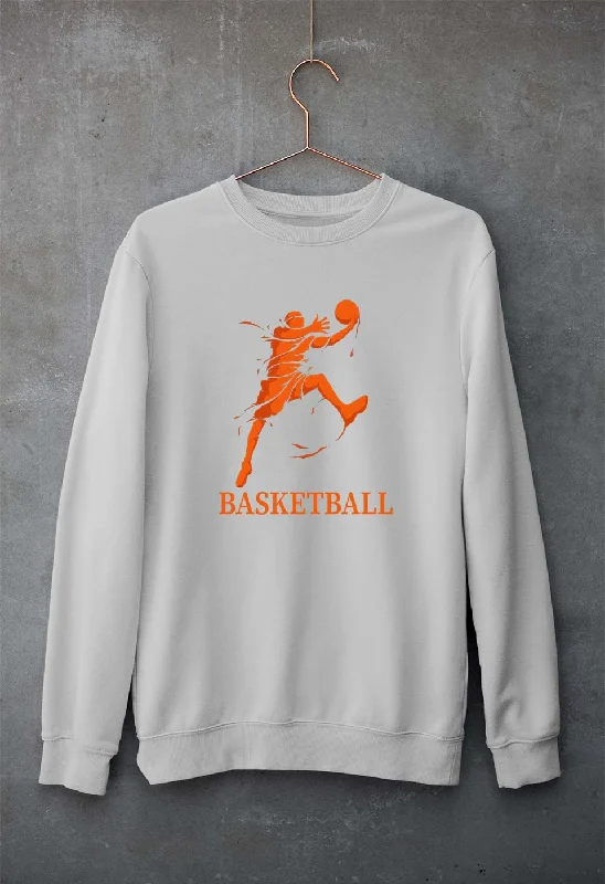 NBA Basketball Unisex Sweatshirt for Men/Women Hoodie with Front Slit Layering Stylish