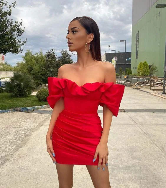 Short Homecoming Dresses, Formal Graduation dress c3006