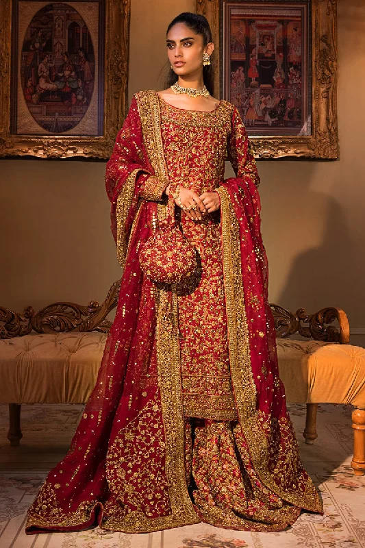 Embellished Red Kameez Lehenga Pakistani Bridal Dresses