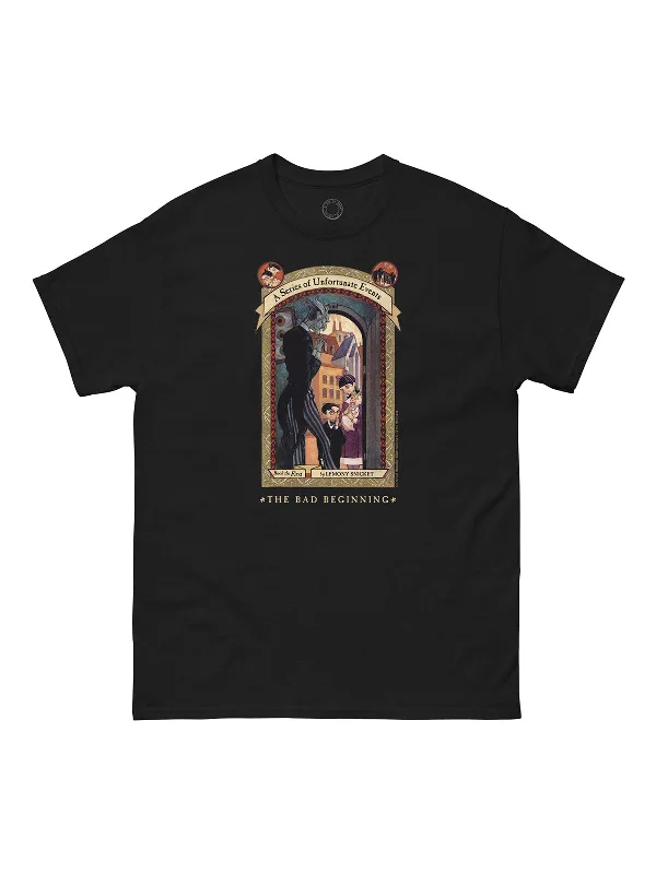 A Series of Unfortunate Events #1: The Bad Beginning Unisex T-Shirt (Print Shop) Graphic Embroidered Appliqued