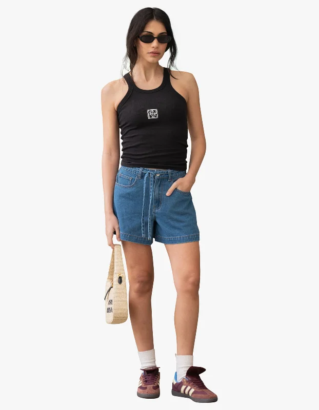 Monogram Tank - Noir cozy tank top