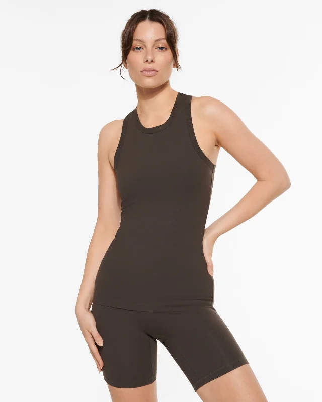 ATLANTA ACTIVCOMFORT TANK COFFEE summer tank top
