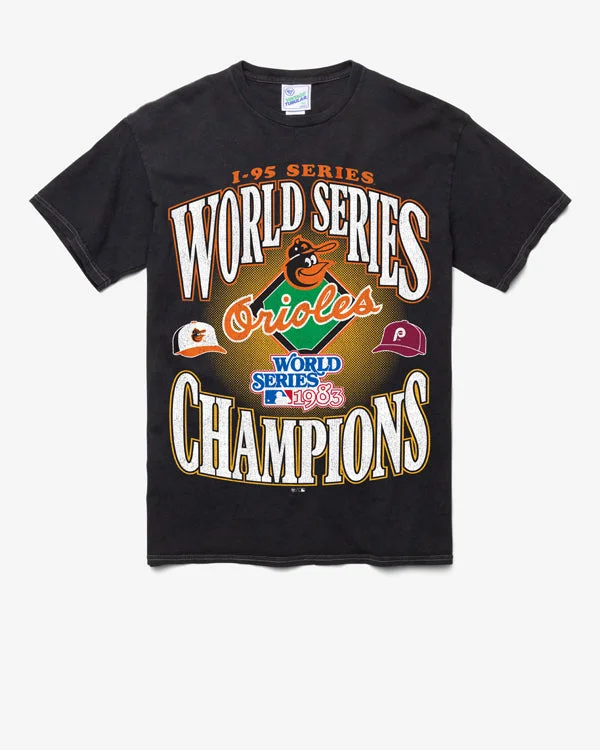 BALTIMORE ORIOLES COOPERSTOWN WORLD SERIES LOCKER VINTAGE '47 TUBULAR TEE Machine Wash Dry Clean Hand Wash