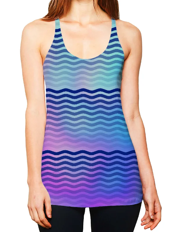 Beach Waves Women's Tank soft pink tank