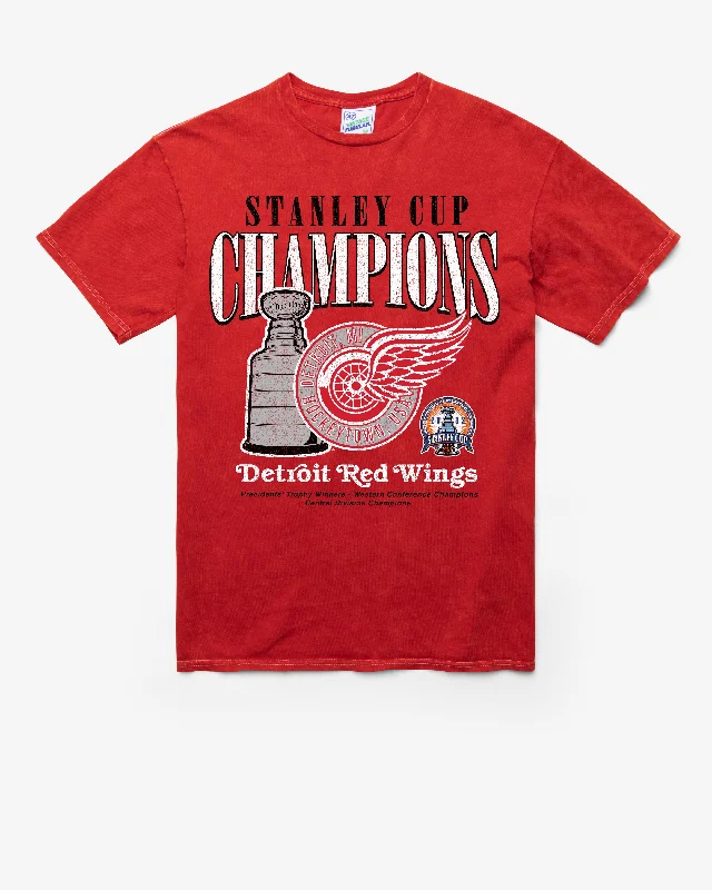 DETROIT RED WINGS VINTAGE STANLEY LOCKER VINTAGE '47 TUBULAR TEE Oversized T-Shirt Spandex breathable