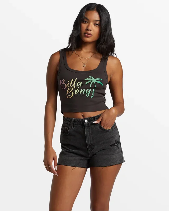Fresh Squeezed Cropped Tank Top spandex blend tank