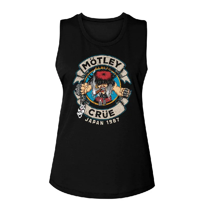 MOTLEY CRUE Eye-Catching Muscle Tank for Women, Allister cozy tank top