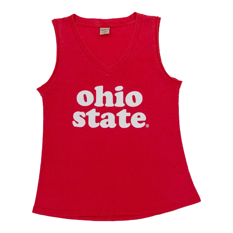 Women's Burnout Wash Tank gold tank top