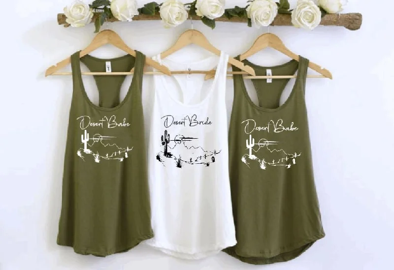 Scottsdale bachelorette party tank charcoal tank top