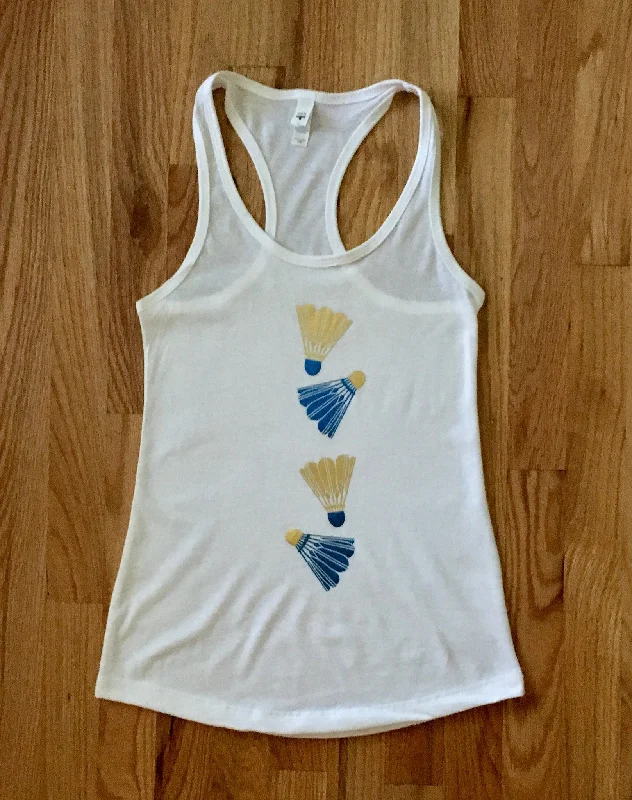 Shuttlecocks - Women's Racerback Tank strappy tank top